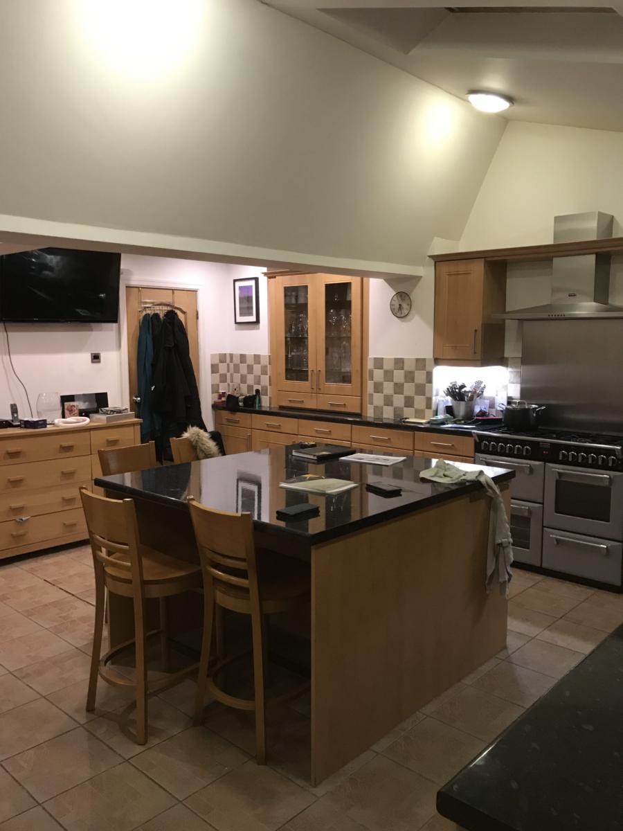 Kitchen refurbishment before